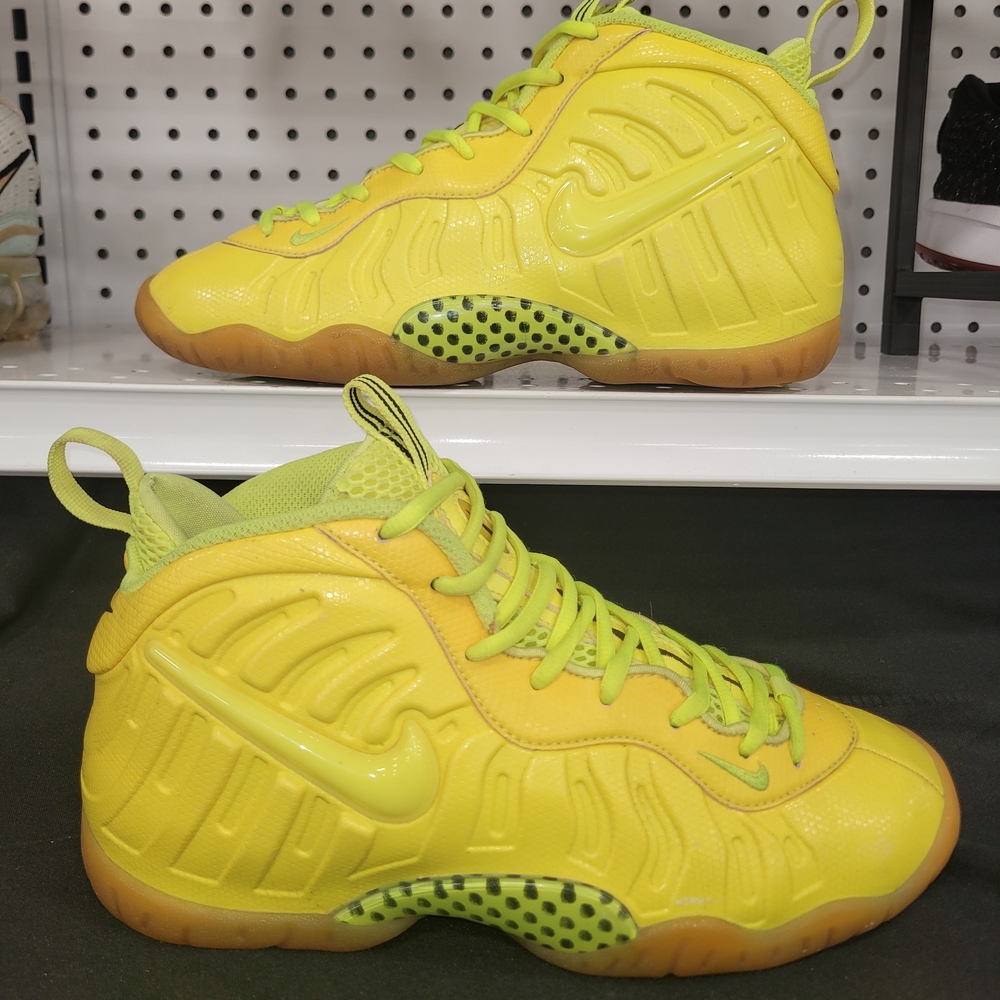 Nike Foamposite Pro Premium Volt Sneakers